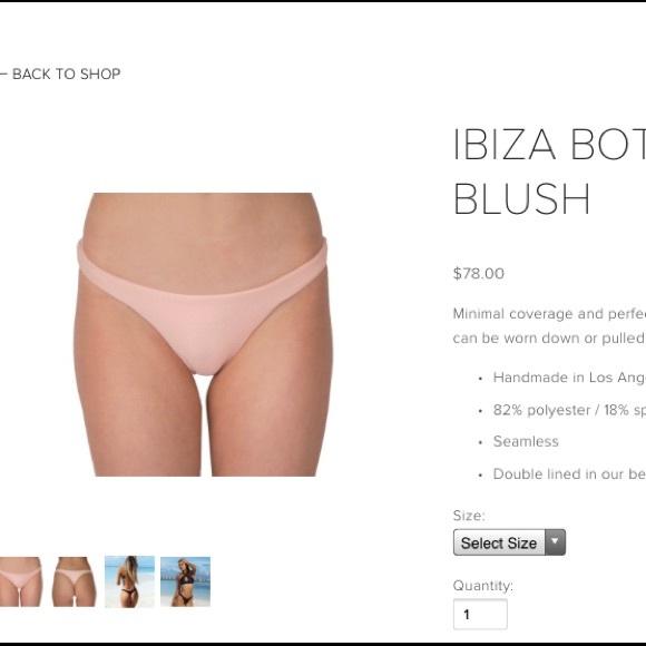 Rheya swim Ibiza bikini thong bottom - Picture 2 of 3